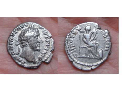 Antoninus Pius - Annona gezeten naar links  (JUL1606)