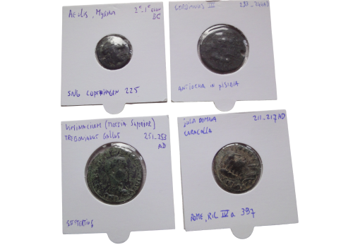 Aanbieding - 4 antieke munten (AP2608)