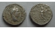 Caracalla - Denarius VICTORIAE BRIT overwinning op de Britten!  (AP2211)