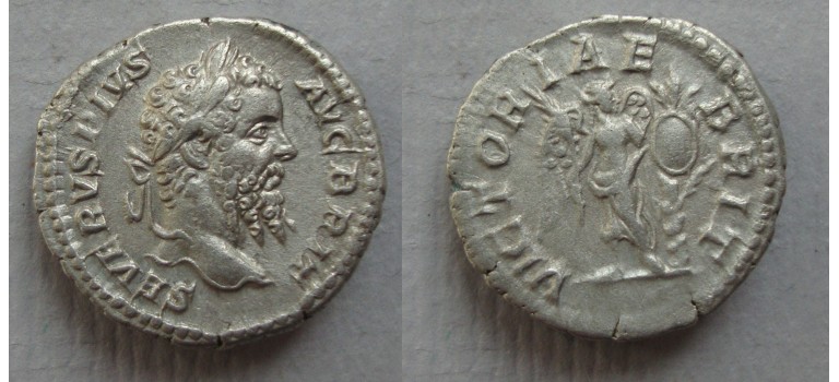 Septimius Severus - Victoriae BRIT denarius! (MA2212)