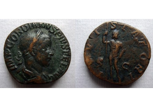 Gordianus III - IOVI STATORI Sestertius (AP2219) Gordianus III - IOVI STATORI Sestertius (AP2219)