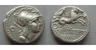 Romeinse republiek - denarius Junius Silanvs 91 v. Chr. (AP2246)