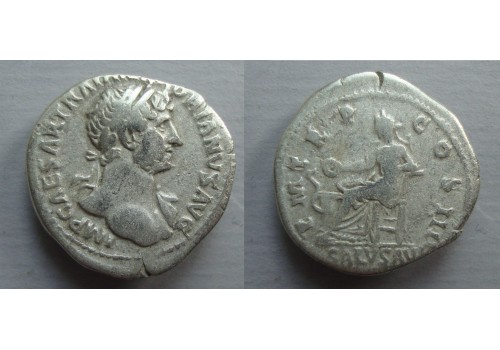 Hadrianus  - SALUS AVG denarius (AP2285)