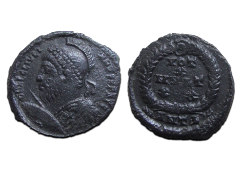 Julianus II - schild en speer ZELDZAAM! (AP25102)