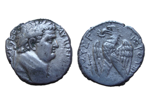 Titus - Tetradrachm fall of Jerusalem! (AP2519) Titus - Tetradrachm fall of Jerusalem! (AP2519)