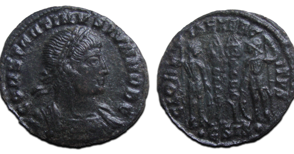 Constantinus II - soldaten (AP2544) - Gloria exercitus siscia .ESIS ...