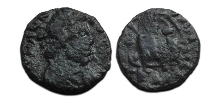 Johannes -  AE4 Salus zeer zeldzame keizer (AP2699)