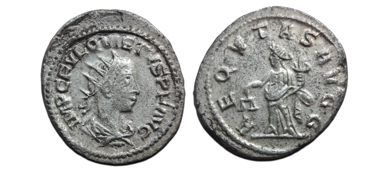 Quietus - rare emperor Aequitas, fully silvered (AP26105)