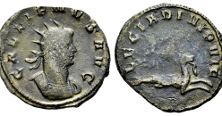 Gallienus - STEENBOK legioensmunt  interessant! (AP26106)