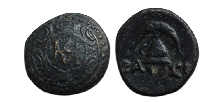 Griekse munten - Demetrios I Macedonisch schild (AP26118) Griekse munten - Demetrios I Macedonisch schild (AP26118)