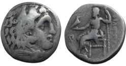 Griekse munten  - Philippus III, half broer van Alexander, drachme!  (AP26120)