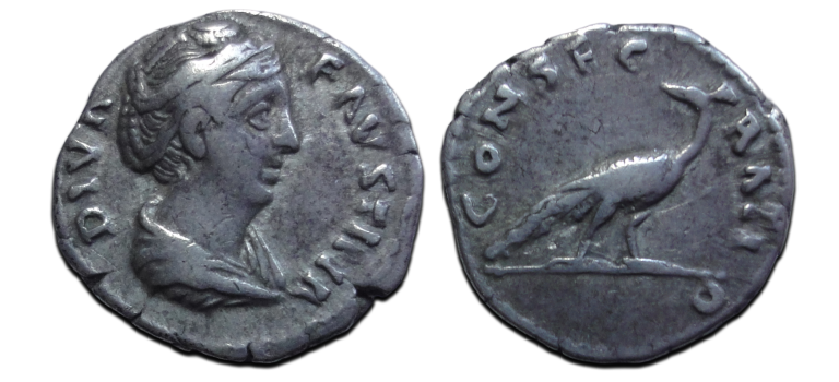 Faustina I - Diva Faustina CONSECRATIO pauw ZELDZAAM (JA26126)