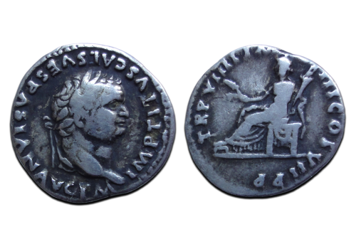Titus -  denarius CERES zeldzaam!  (AP26123)