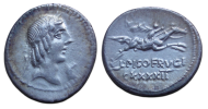 Romeinse republiek - denarius L. Piso Frugi 90 v. Chr. (AP26125)