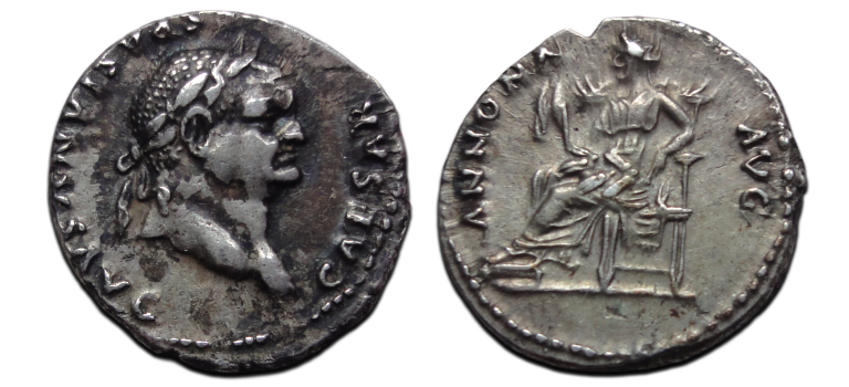 Vespasianus  - denarius ANNONA (AP2614)