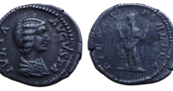 Julia Domna - denarius PIETAS PVBLICA (AP26131)