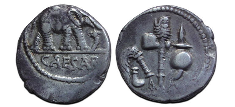 Julius Caesar - denarius OLIFANT (AP26132)