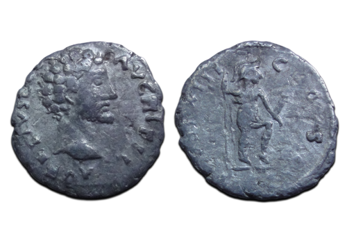 Marcus Aurelius - Barbaarse denarius VIRTUS (AP26137)