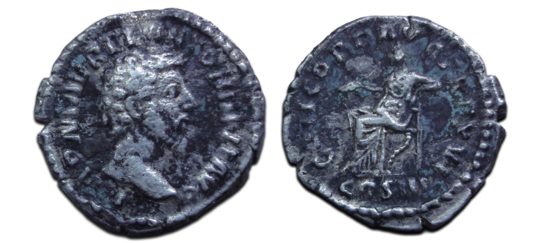 Marcus Aurelius- denarius Concord (AP26139)