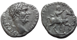 Septimius Severus - Keizer op paard ADVENTVI AVG FELICISSIMO  (ME2614)