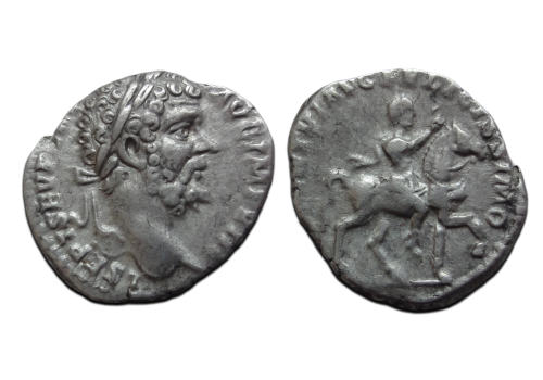 Septimius Severus - Keizer op paard ADVENTVI AVG FELICISSIMO  (ME2614)