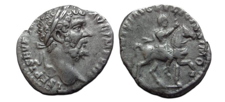 Septimius Severus - Keizer op paard ADVENTVI AVG FELICISSIMO  (ME2614)