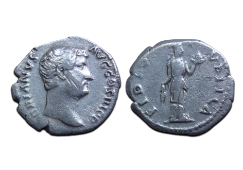 Hadrianus  -  denarius FIDES PVBLICA (AP26141)