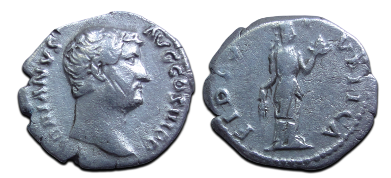Hadrianus  -  denarius FIDES PVBLICA (AP26141)