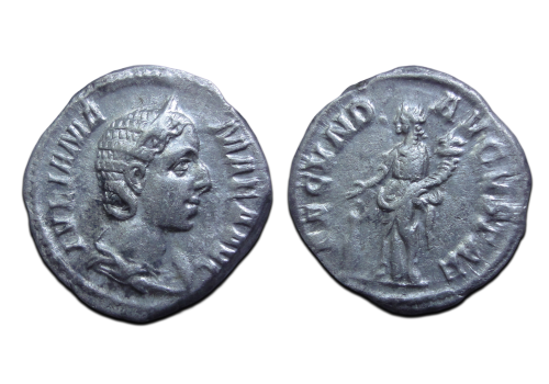 Julia Mamaea FECUND AVGVSTAE denarius (AP26147)