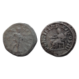 Aanbieding - 2 zilveren Romeinse munten (AP26152)