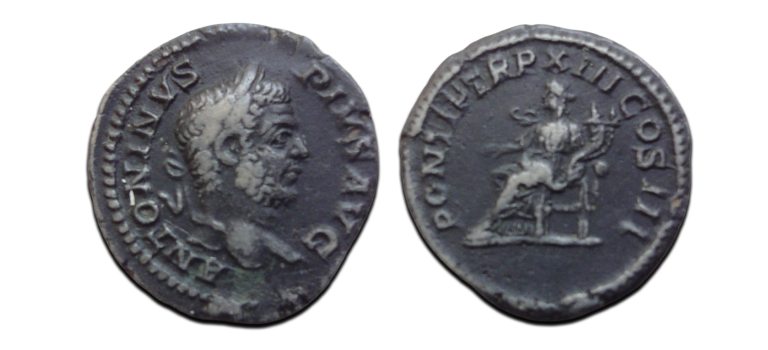 Caracalla-  Denarius CONCORDIA! (AP26153)