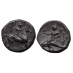 Greek coins -Tarentum nude warrior 272 BC (AP2620)