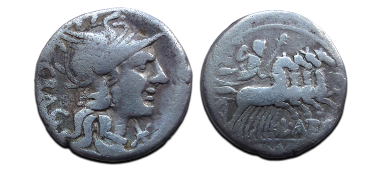Romeinse Republiek - denarius Gragulus 136 voor christus! (AP2640)