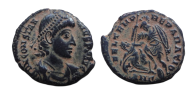 Constantius II - Gevallen ruiter, Antioch (JA2641) Constantius II - Gevallen ruiter, Antioch (JA2641)