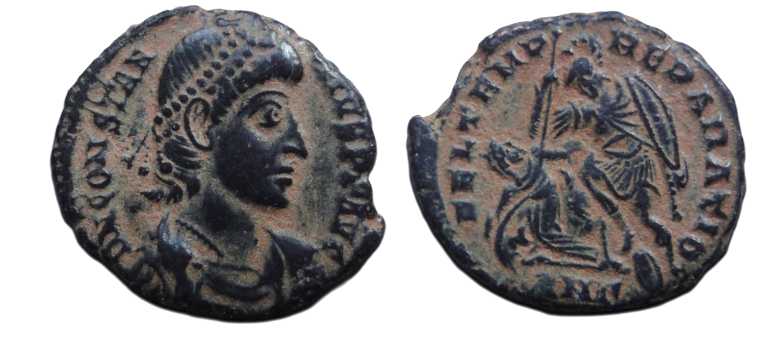 Constantius II - fallen horseman Antioch (AP2641)