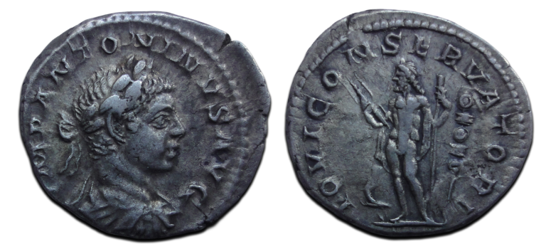 Elagabalus - denarius IOVI CONSERVATORI (AP2645)