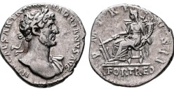 Hadrianus- Fortuna fort red cos II (AP2665)