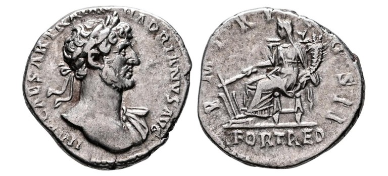 Hadrianus- Fortuna fort red cos II (AP2665)