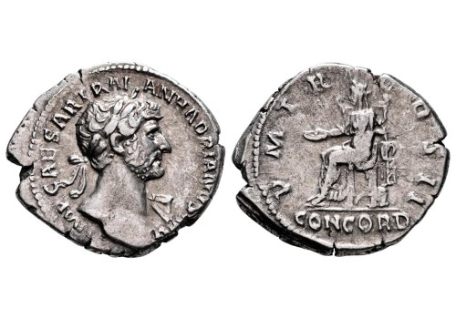 Hadrianus  - denarius CONCORDIA  (AP2683)