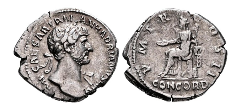 Hadrianus  - denarius CONCORDIA  (AP2683)