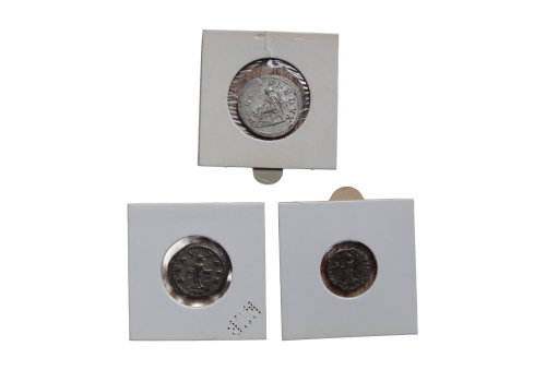 Aanbieding - 3 zilveren Romeinse munten (AP2691)