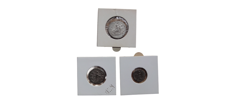 Aanbieding - 3 zilveren Romeinse munten (AP2691)