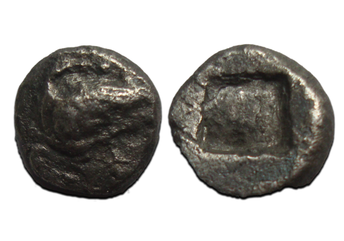 Griekse munten - Eion, gans, Diobool (Au2337) Griekse munten - Eion, gans, Diobool (Au2337)