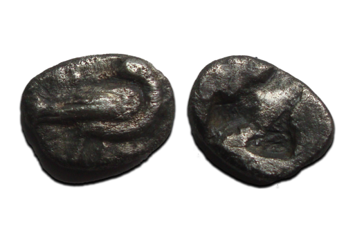 Griekse munten - Eion, gans, Diobool (AU24118) Griekse munten - Eion, gans, Diobool (AU24118)