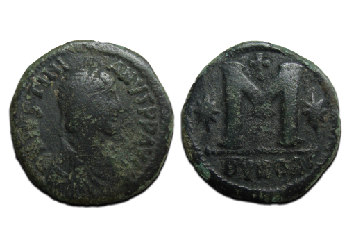 Justinian I - Follis! (AU2414) Justinian I - Follis! (AU2414)