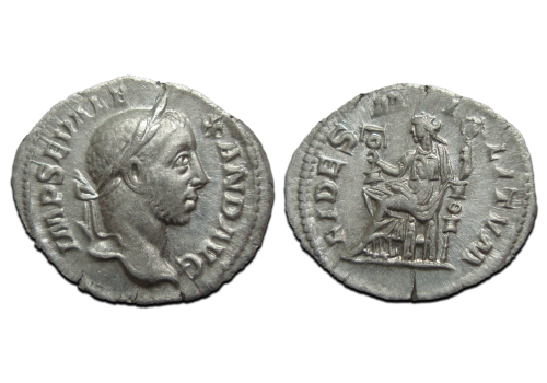 Severus Alexander - denarius FIDES (AU2431) Severus Alexander - denarius FIDES (AU2431)