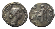 Faustina jr - CERES denarius (AU2501)