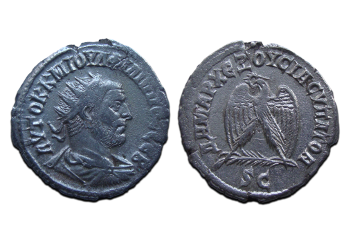 Philippus I - Tetradrachme Adelaar mooie kop (AU25124) Philippus I - Tetradrachme Adelaar mooie kop (AU25124)