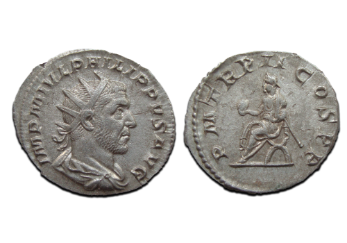Philippus I - Keizer op troon (AU25129) Philippus I - Keizer op troon (AU25129)