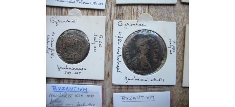 Collectie van 22 Byzantijne munten (AU25131)